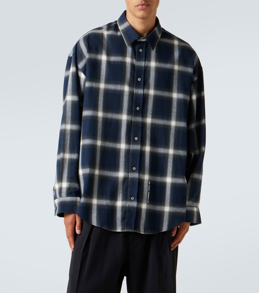 Camisa de algodón a cuadros | Acne Studios