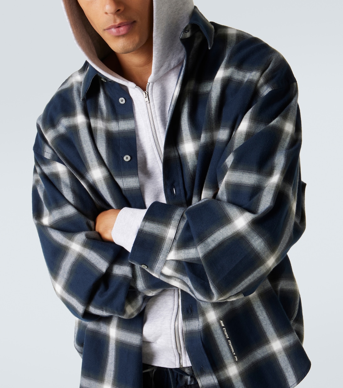 Camisa de algodón a cuadros | Acne Studios