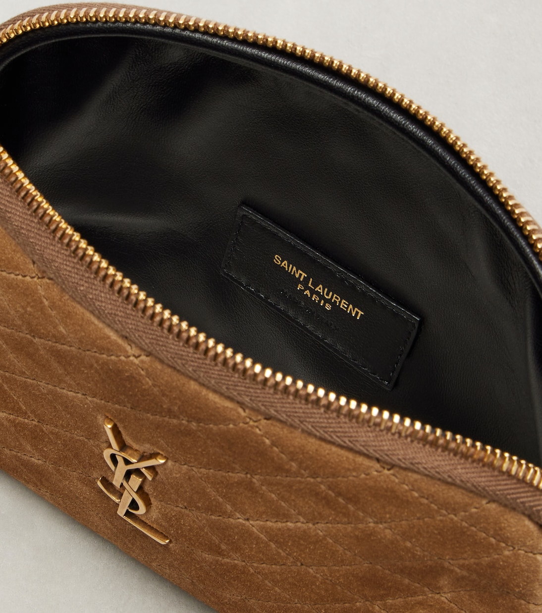 Bolso cruzado Gaby de ante acolchado | Saint Laurent