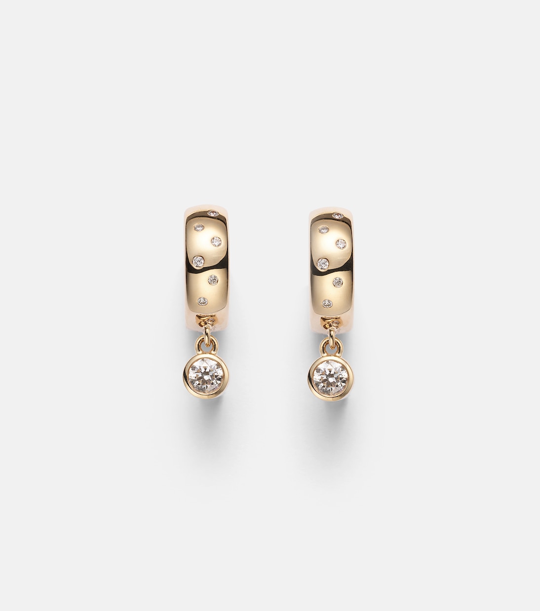 Orecchini in oro 14kt con diamanti | Roxanne First