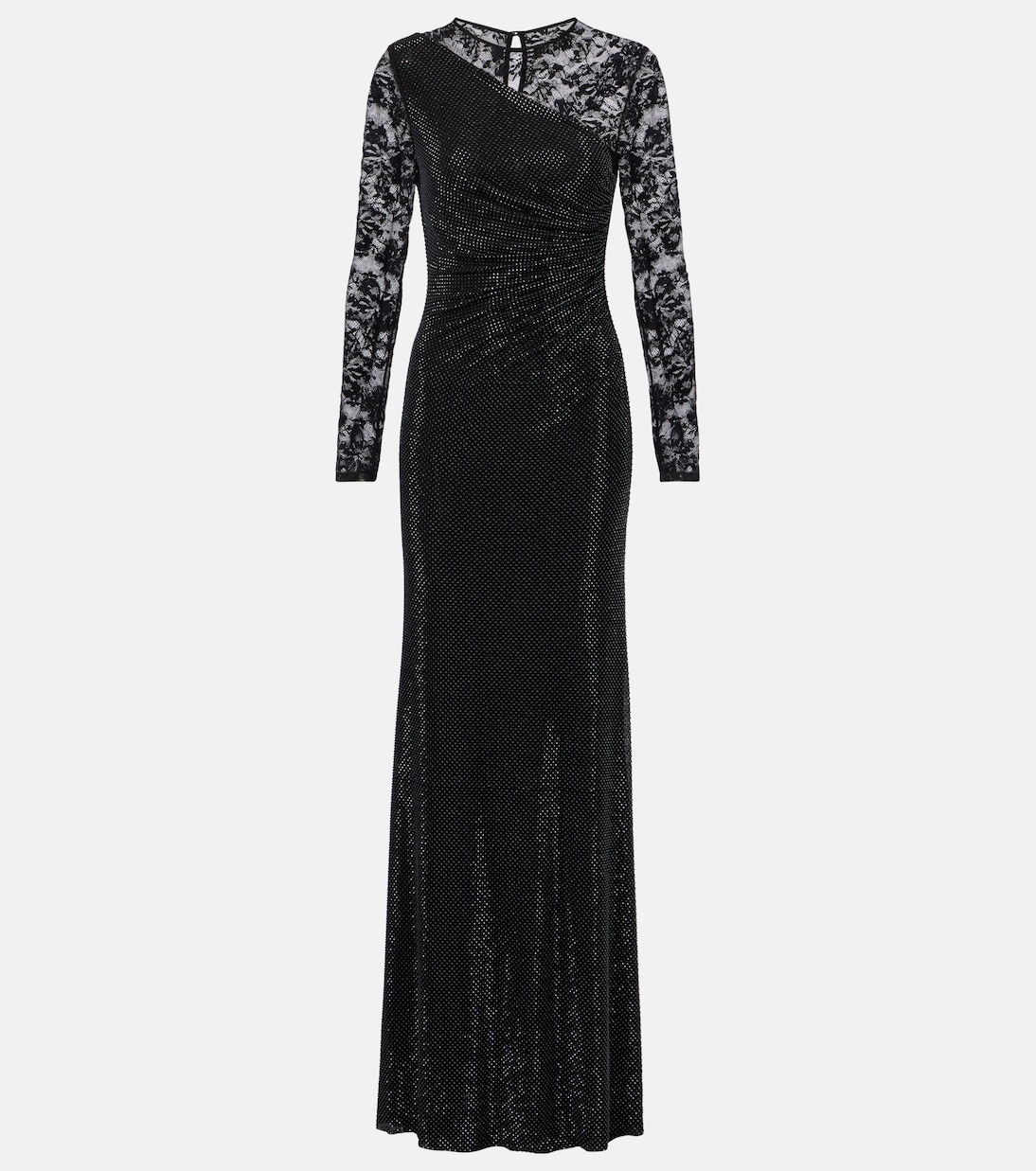 Robe mit Spitze und Kristallen | Self-Portrait