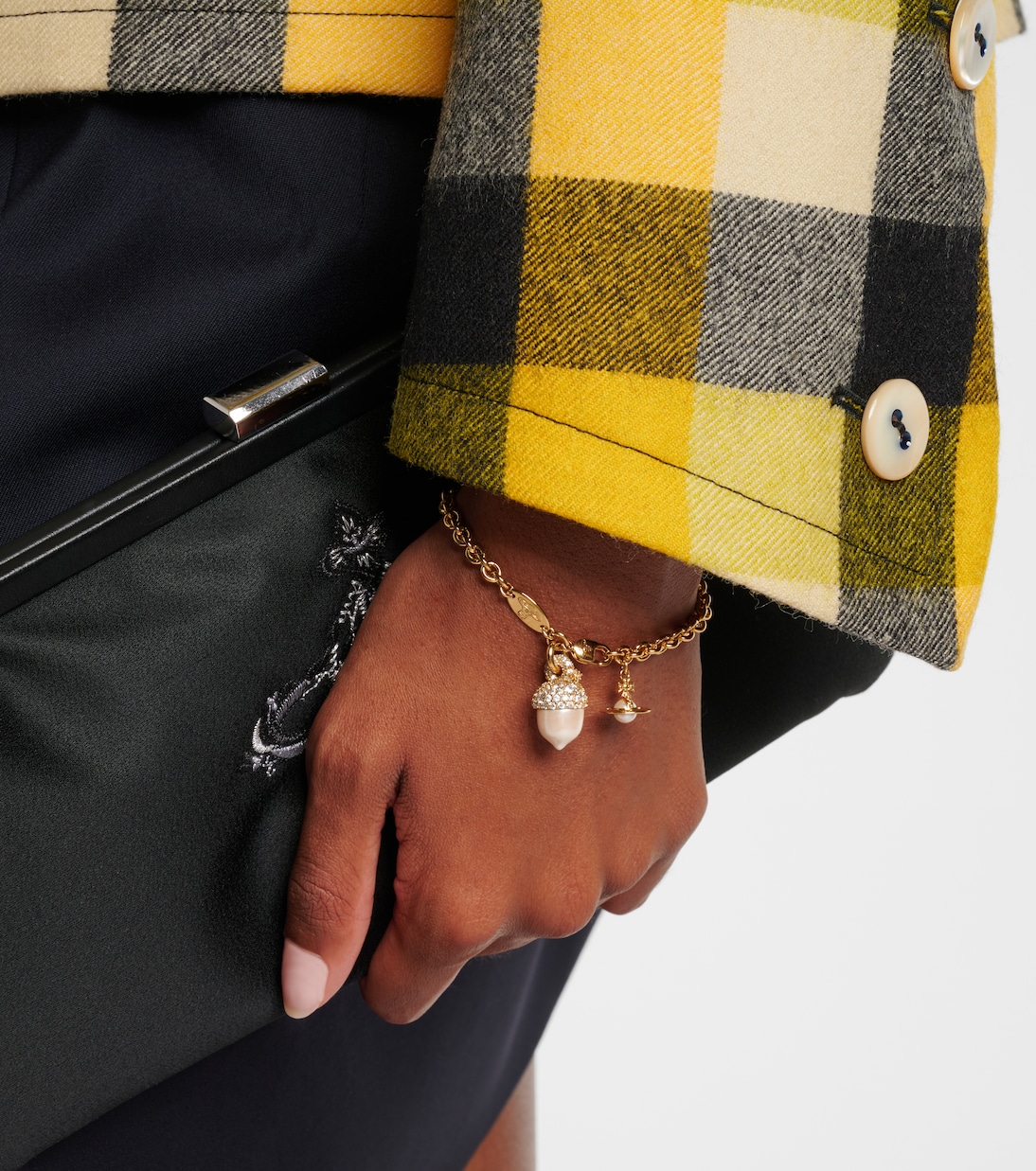 Lucille embellished chain bracelet | Vivienne Westwood