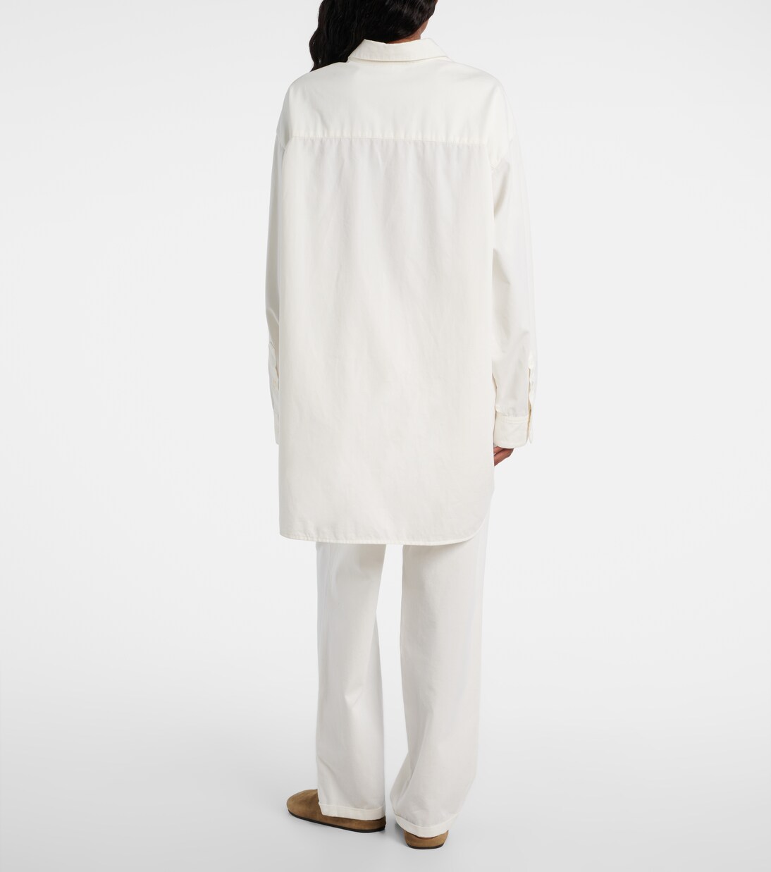 Luka cotton and cashmere shirt | The Row
