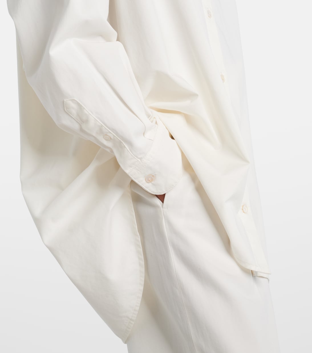 Luka cotton and cashmere shirt | The Row