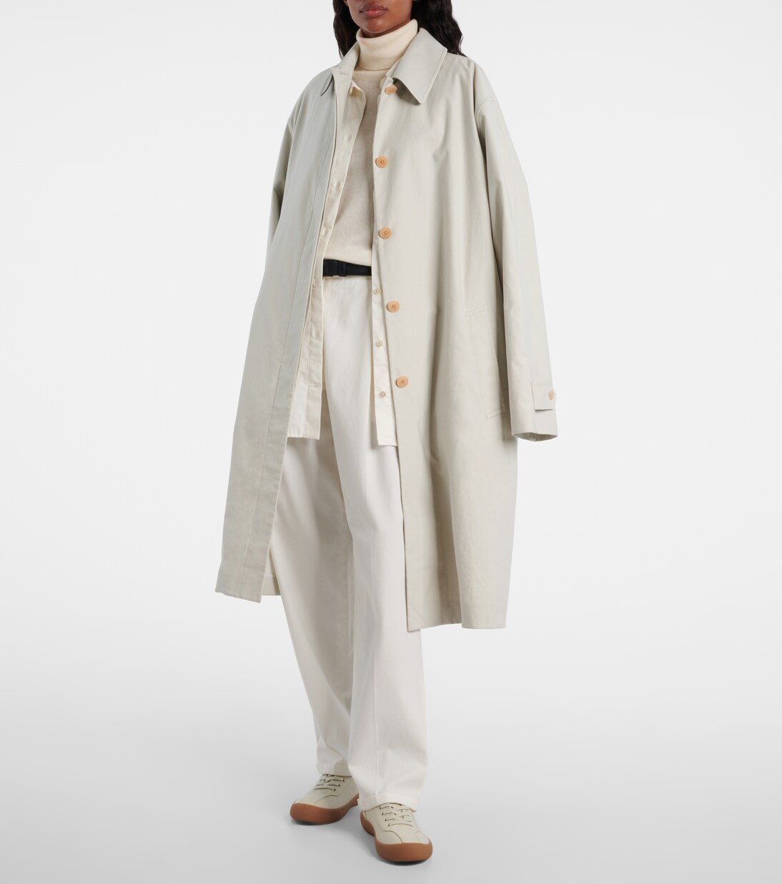 Luka cotton and cashmere shirt | The Row