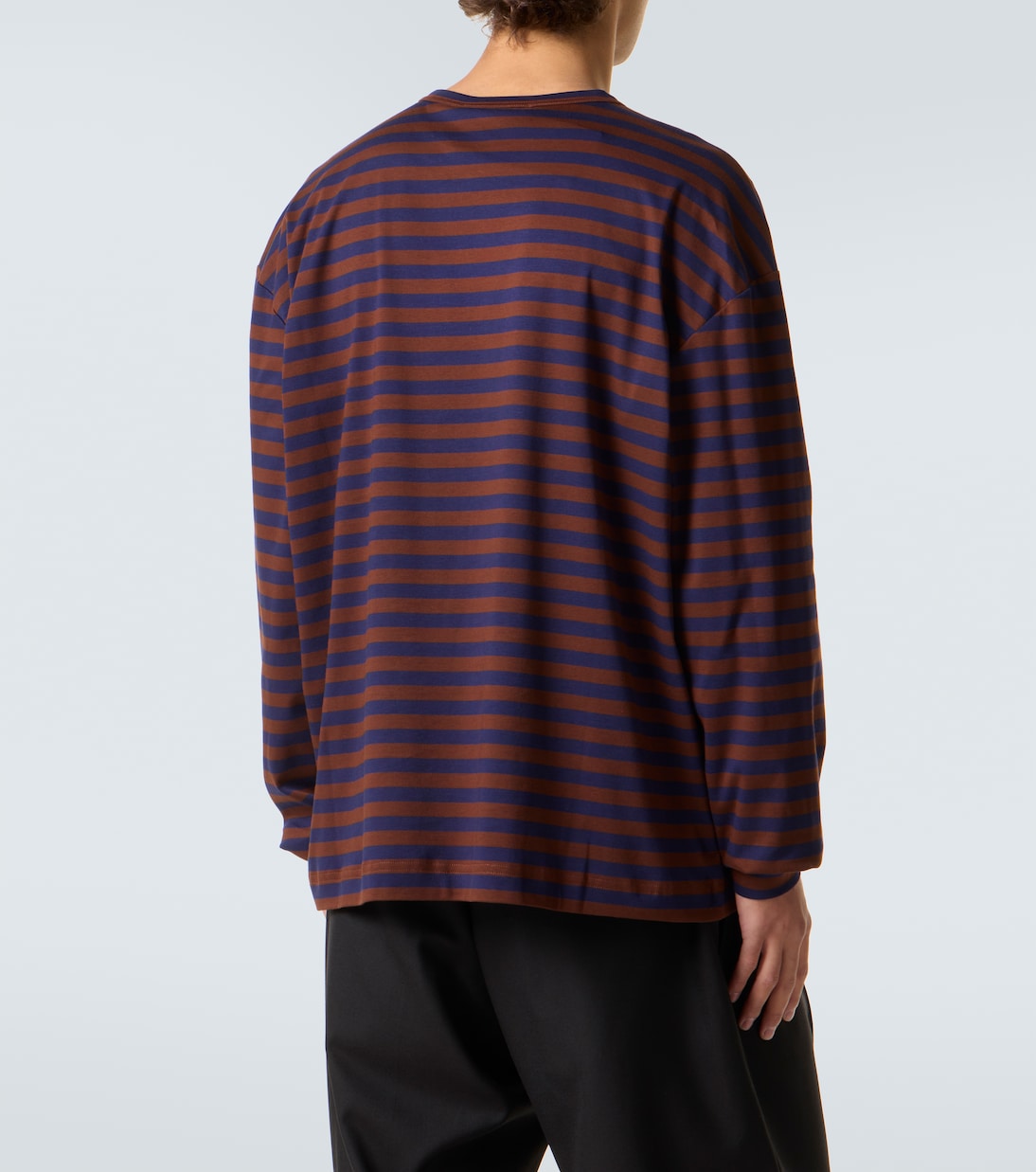 Striped cotton jersey T-shirt | Plan C