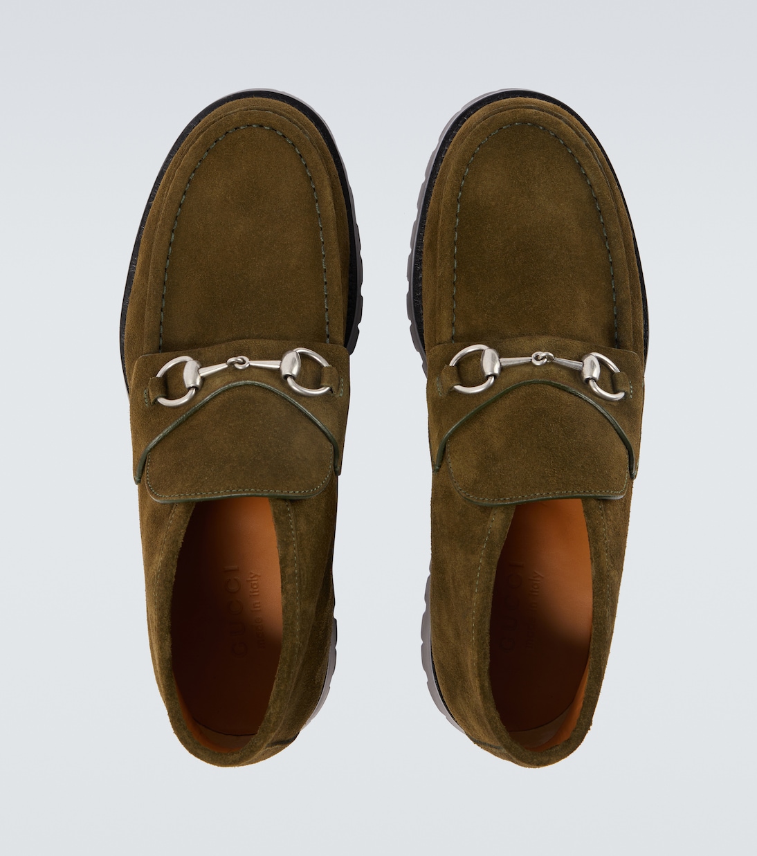 Horsebit suede ankle boots | Gucci