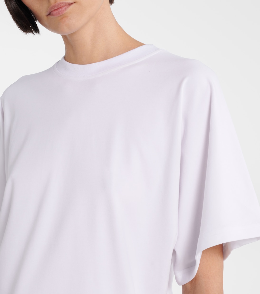 Keras asymmetric cotton-blend T-shirt | Sportmax