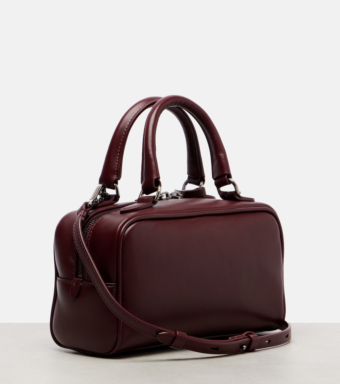 Sac Boston Explorer Small en cuir | Brunello Cucinelli
