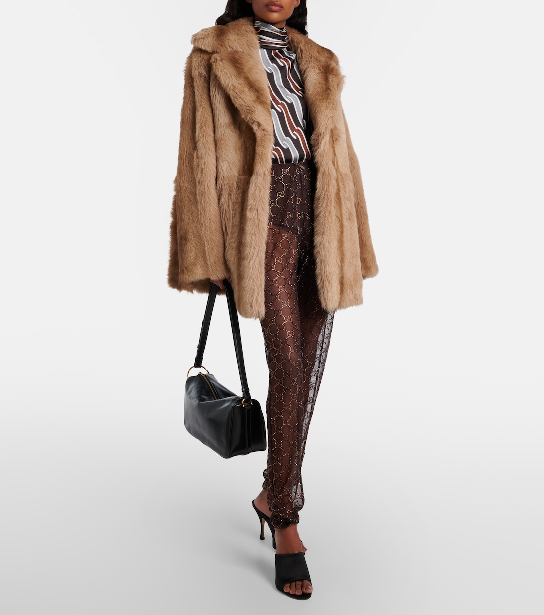 Shearling peacoat | Gucci