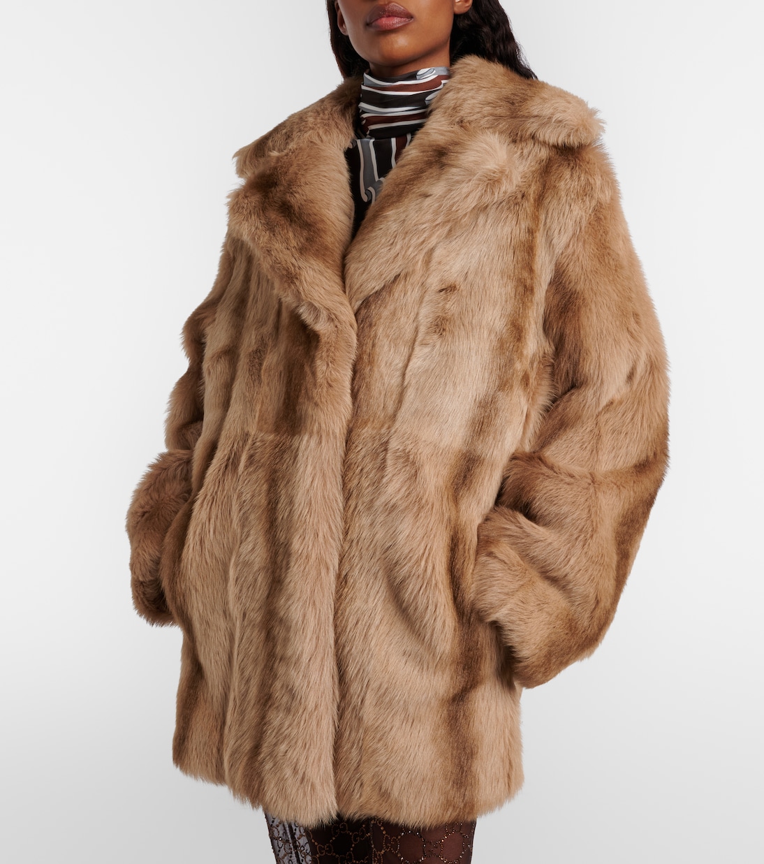 Shearling peacoat | Gucci