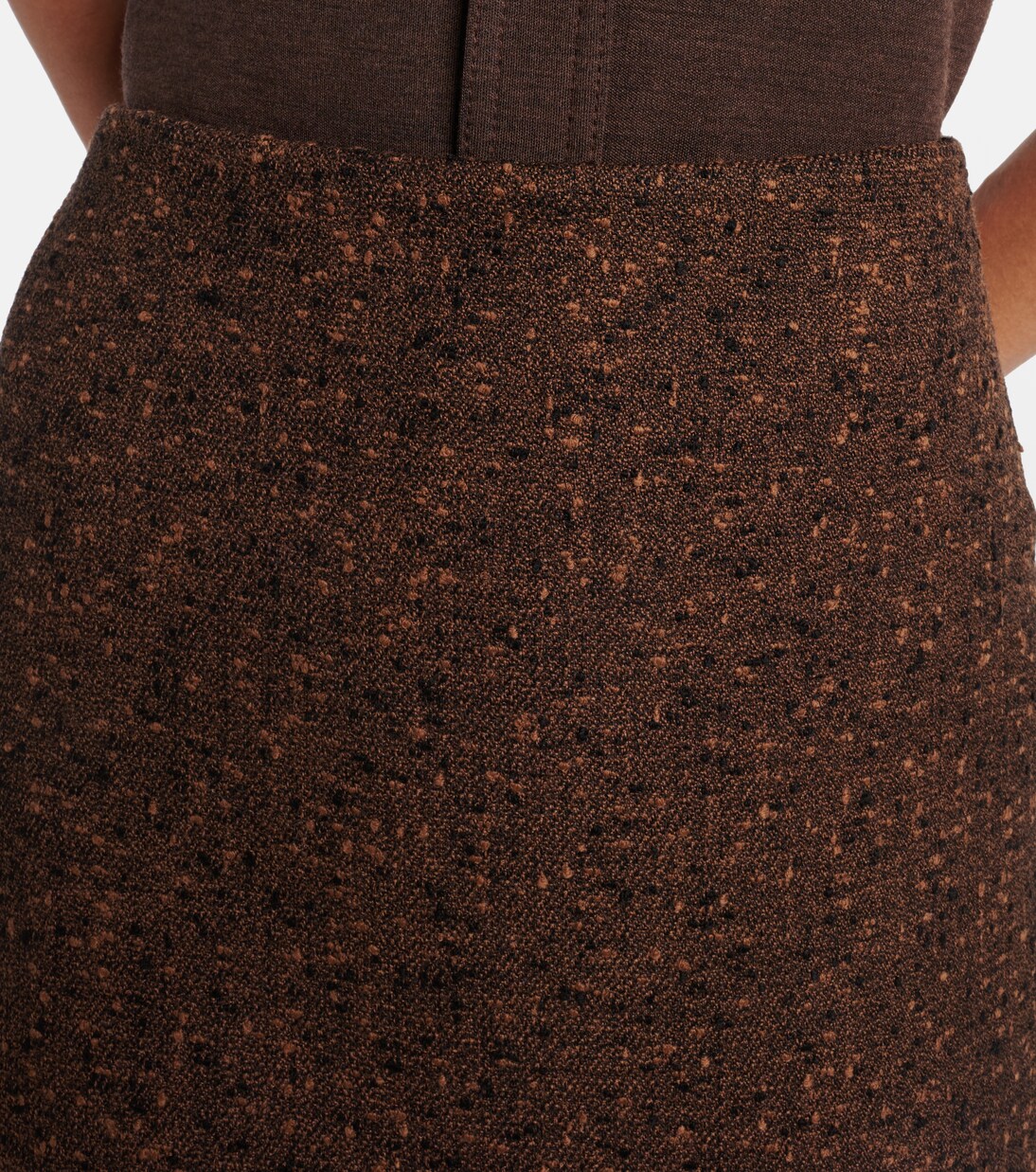 Wool-blend midi skirt | Gucci