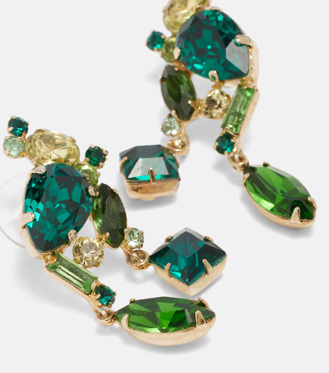 Ambra crystal-embellished drop earrings | Jennifer Behr
