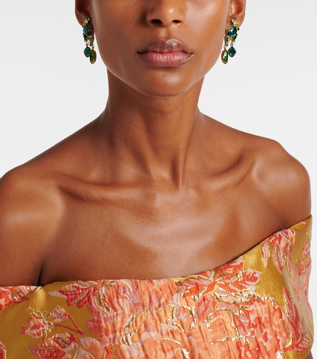 Ambra crystal-embellished drop earrings | Jennifer Behr