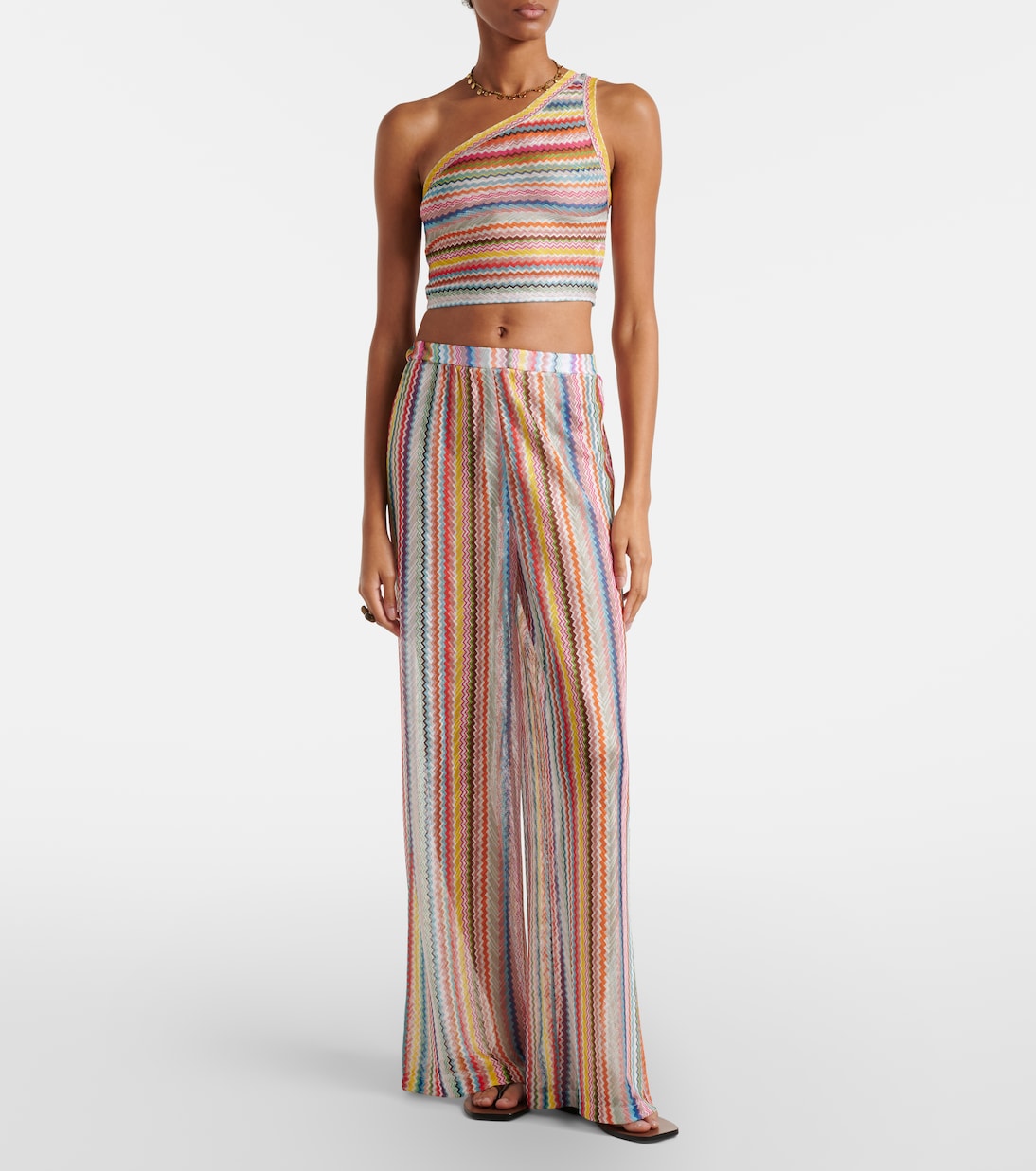 Zig Zag palazzo pants | Missoni