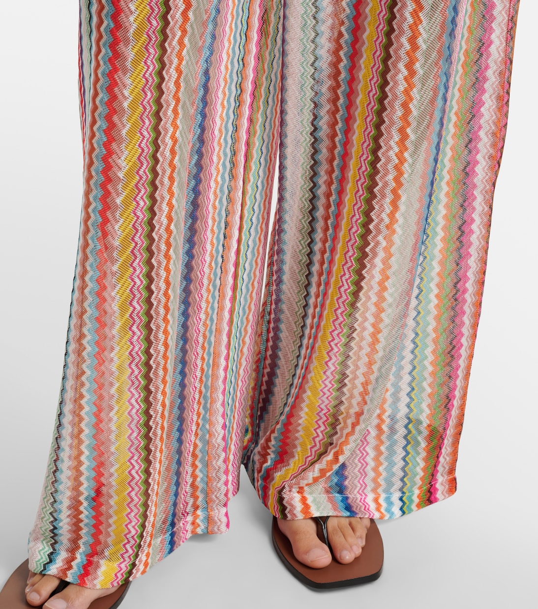 Zig Zag palazzo pants | Missoni