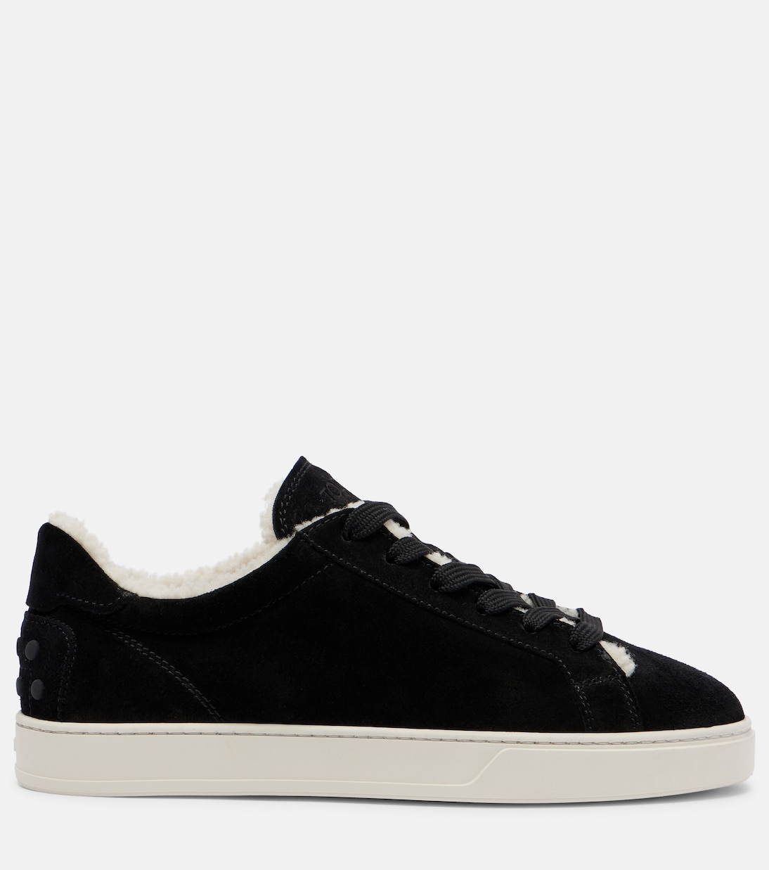 Sneakers Cassetta aus Veloursleder mit Shearling | Tod's