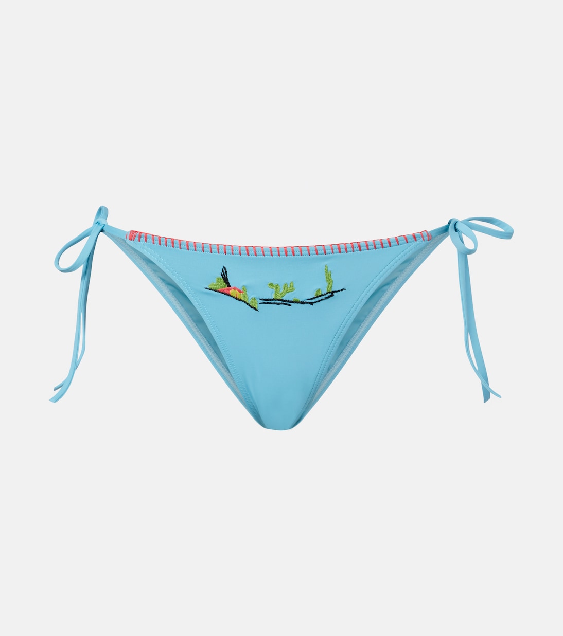 Sisley embroidered bikini bottoms | Staud
