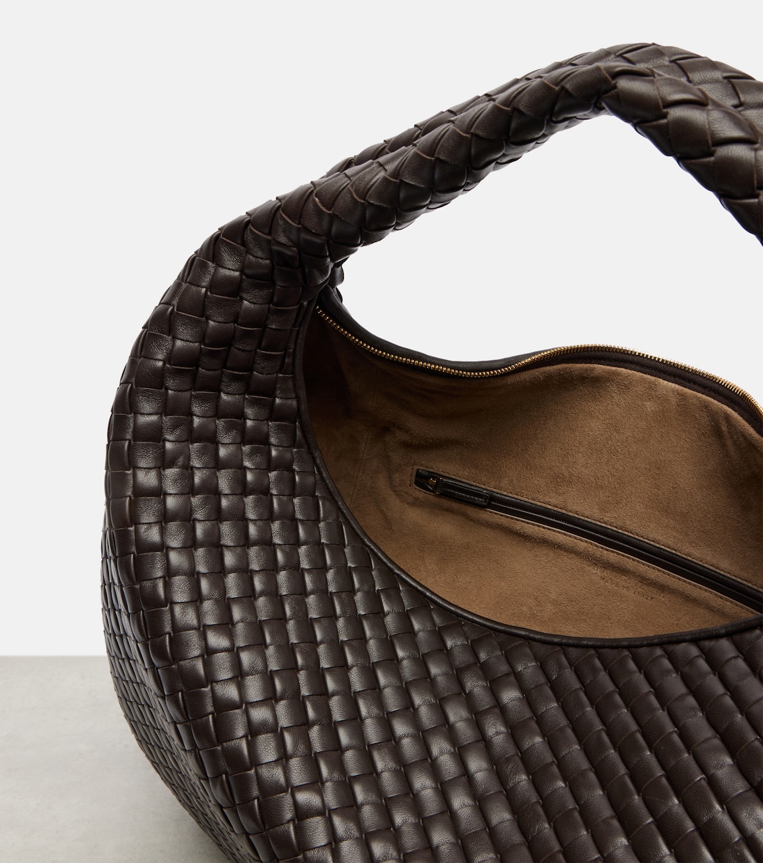 Veneta Large leather shoulder bag | Bottega Veneta