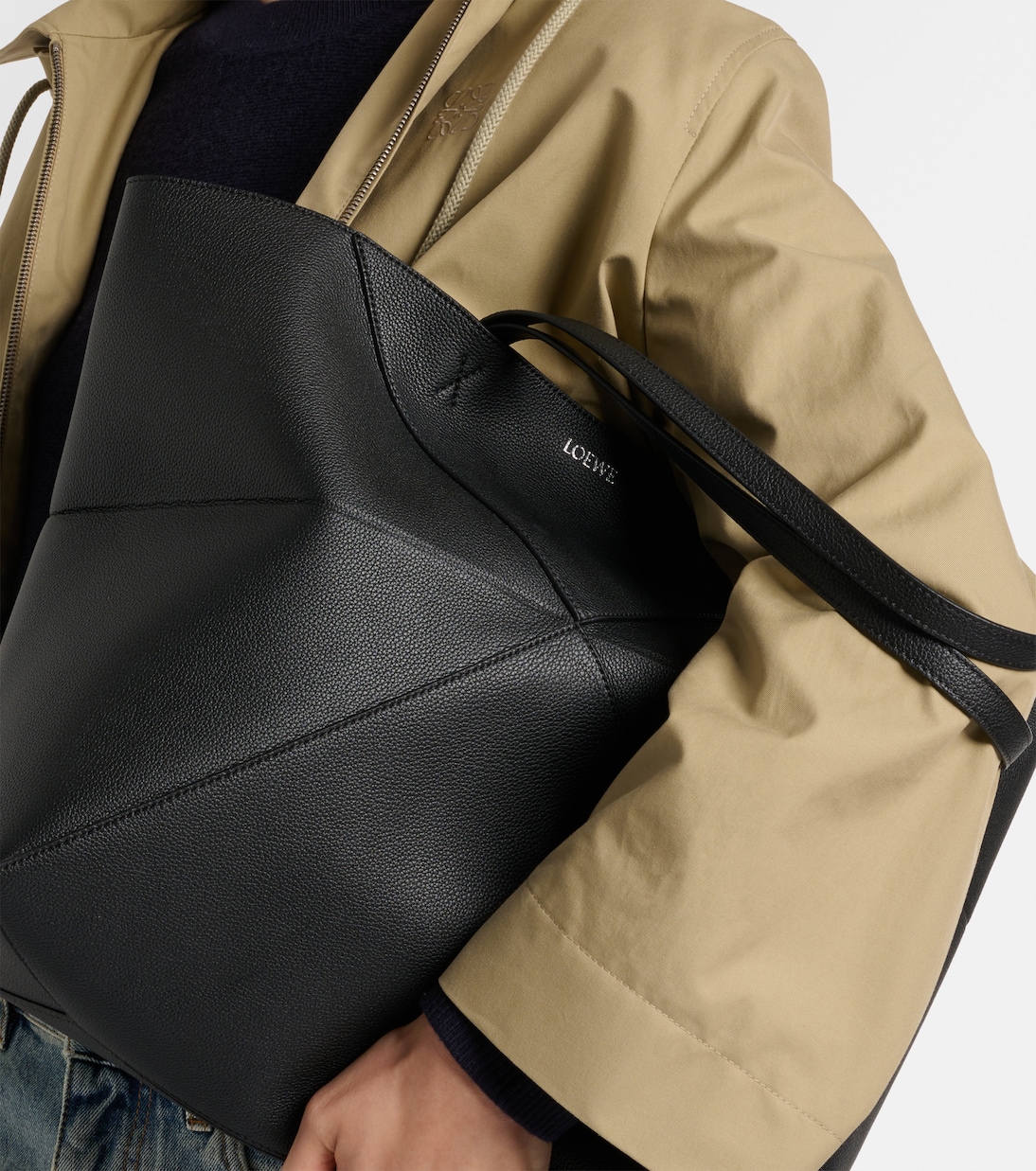 Puzzle Fold Large leather tote bag | Loewe
