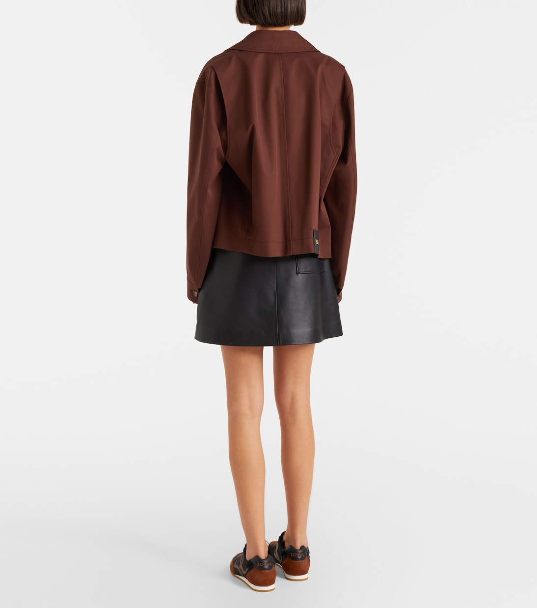 Minirock aus Leder | Loewe