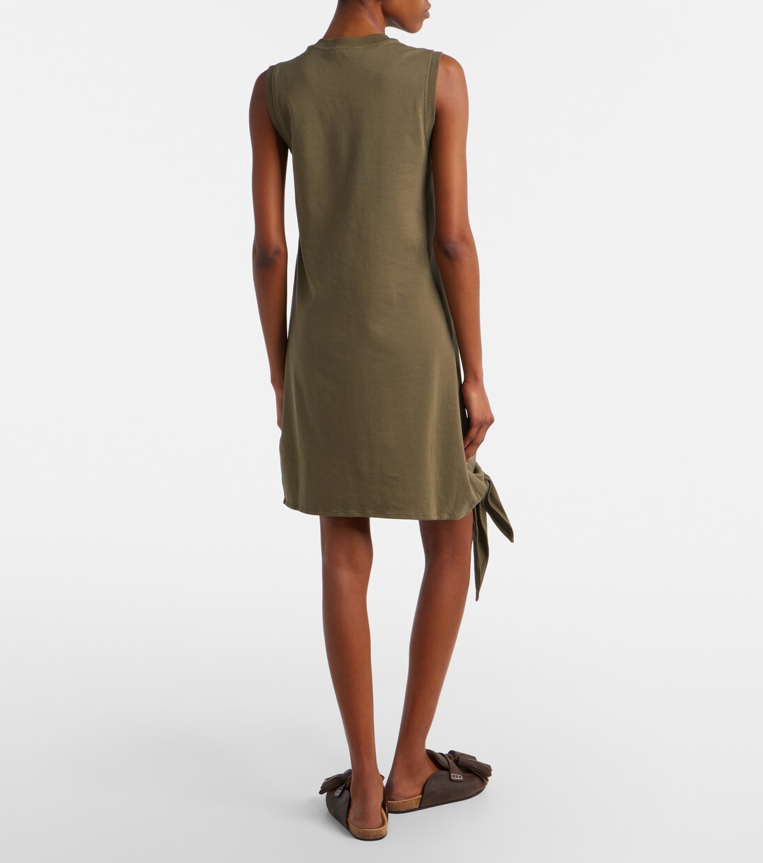 Cotton jersey midi dress | JW Anderson
