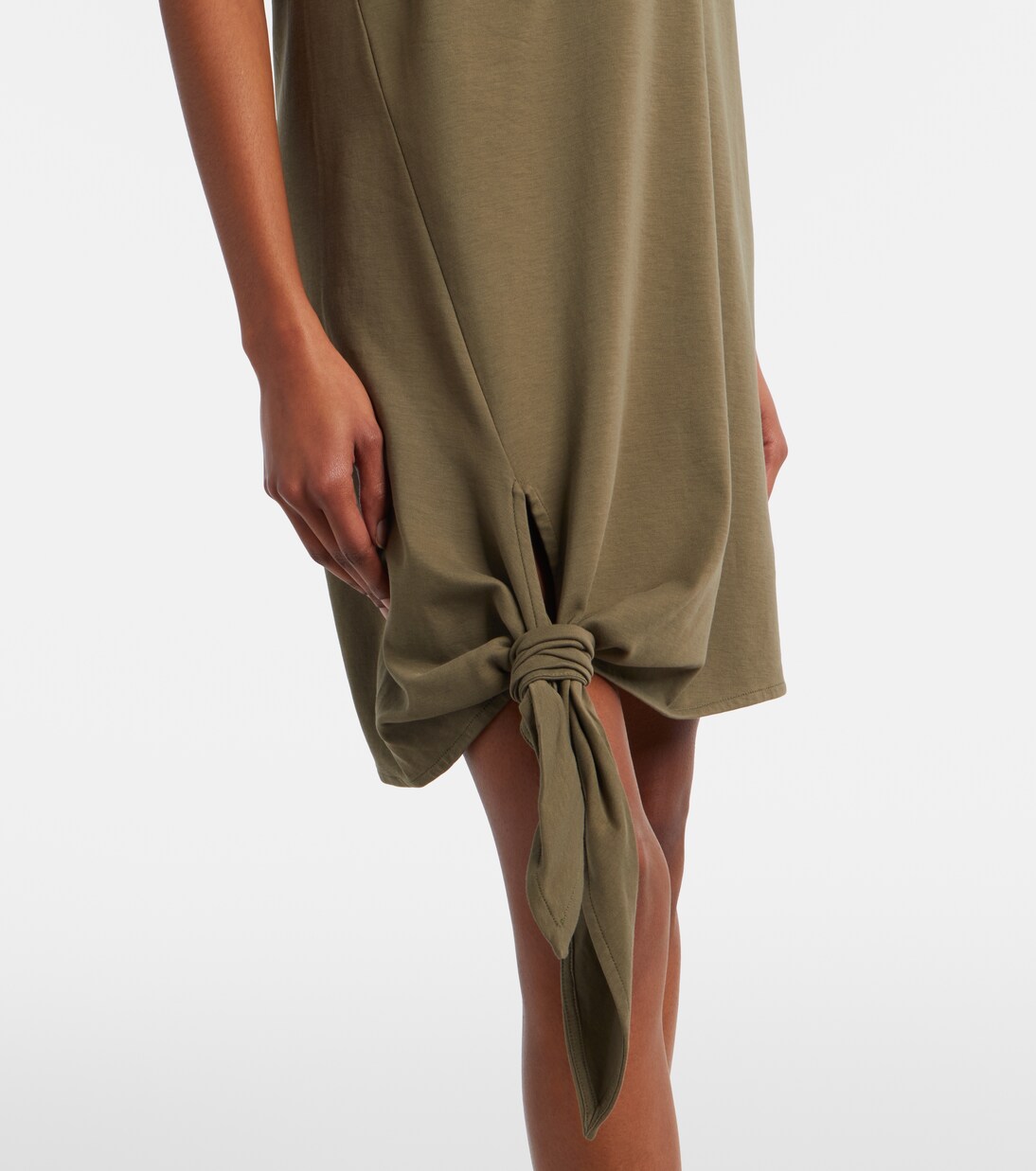 Cotton jersey midi dress | JW Anderson