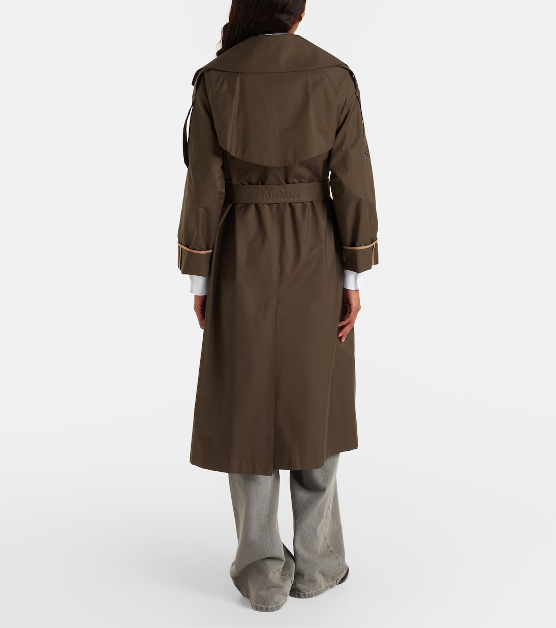 The Cube cotton-blend twill trench coat | Max Mara