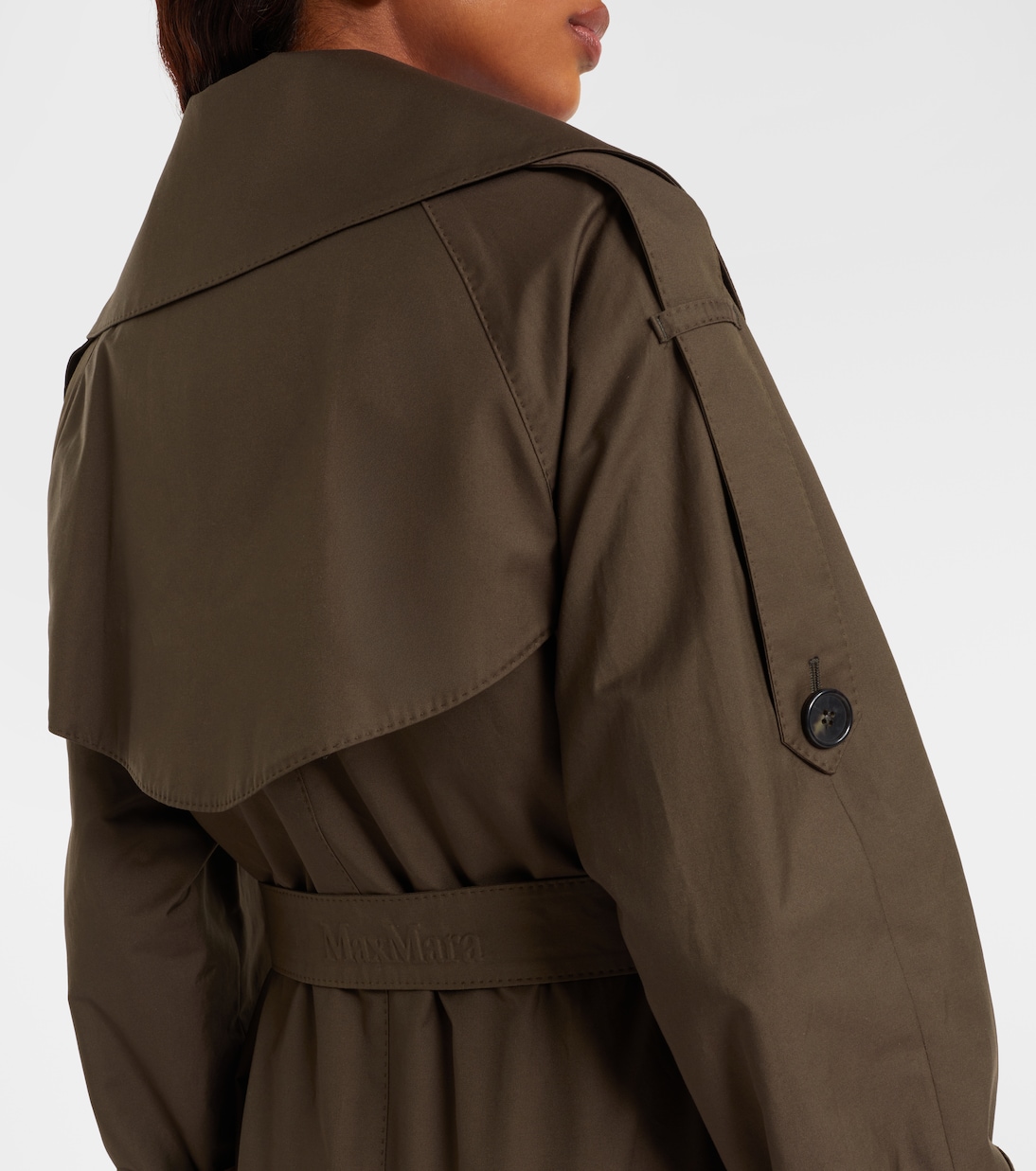 The Cube cotton-blend twill trench coat | Max Mara