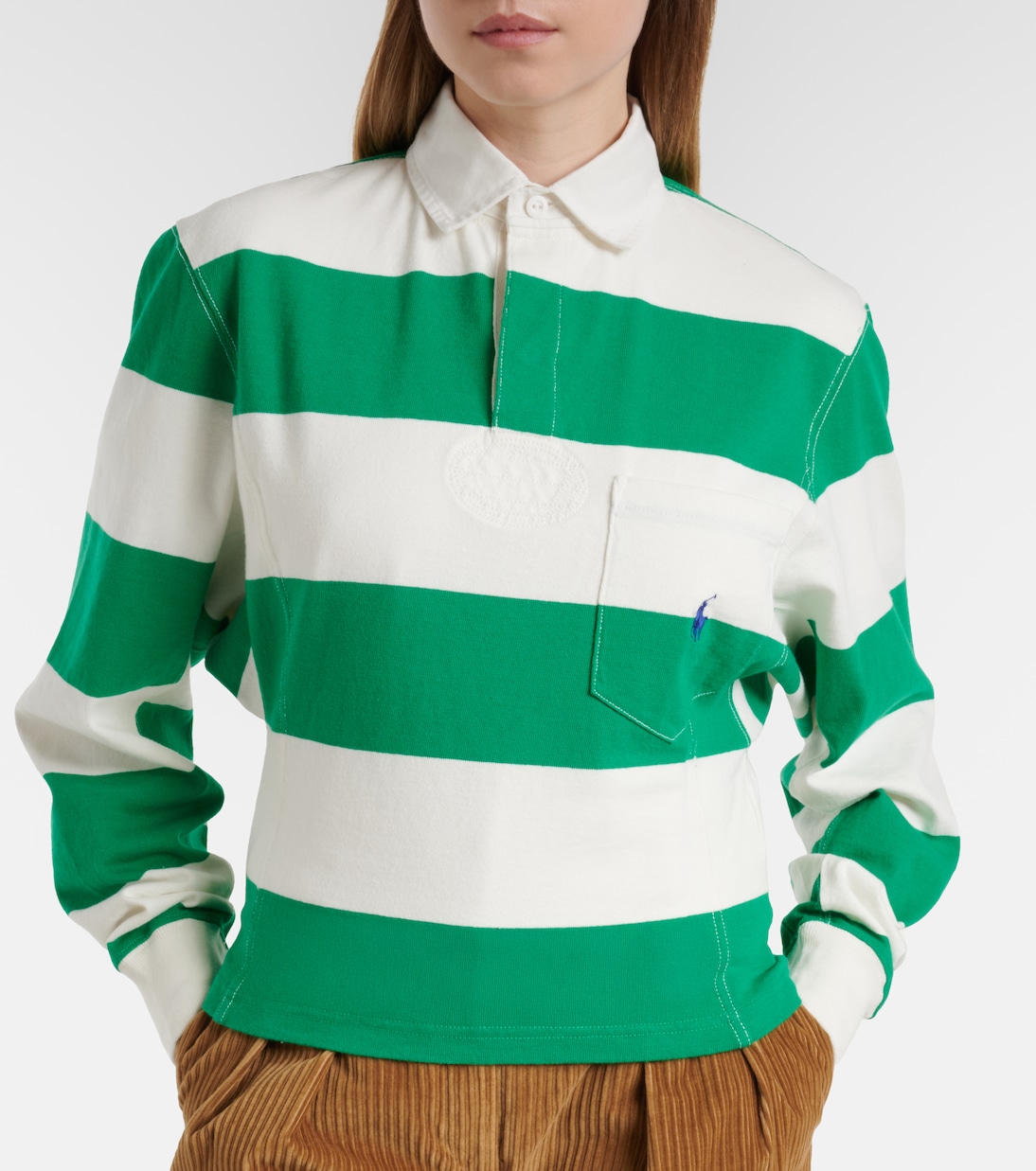 Striped cotton jersey polo shirt | Polo Ralph Lauren
