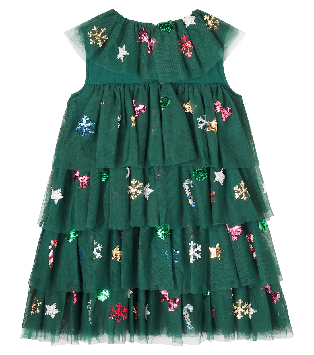 Vestido Yvonne de tul con lentejuelas | Konges Sløjd
