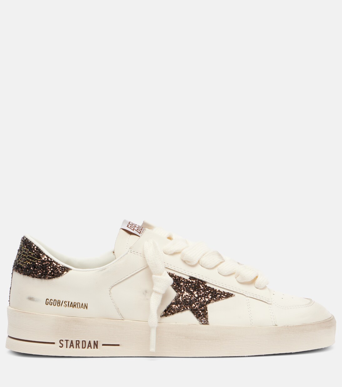 Stardan embellished leather sneakers | Golden Goose