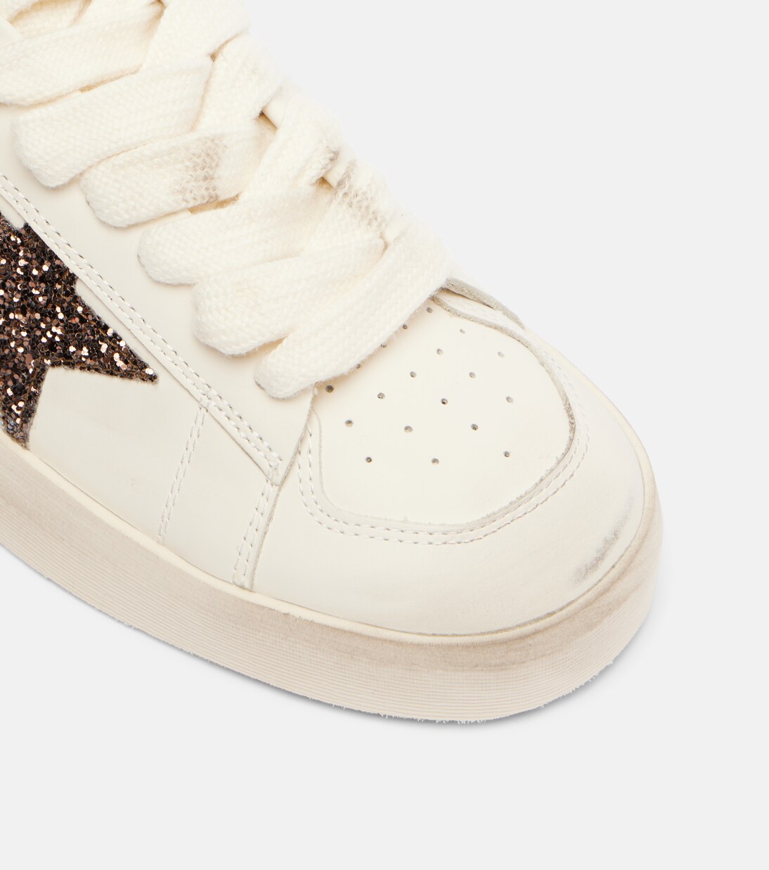 Stardan embellished leather sneakers | Golden Goose