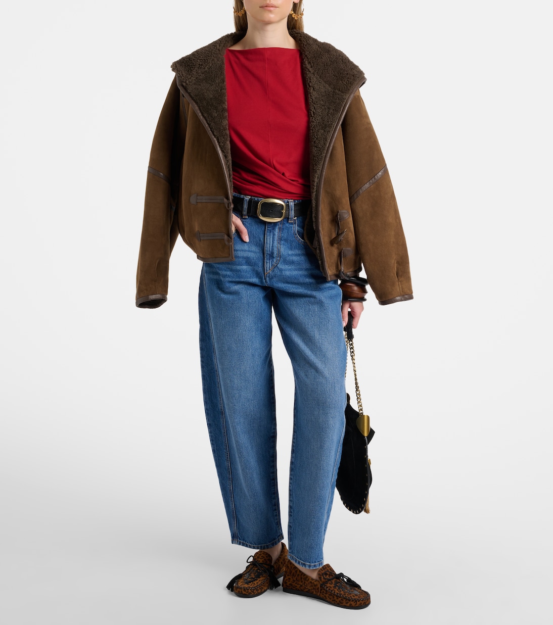 Draped cotton jersey top | Isabel Marant