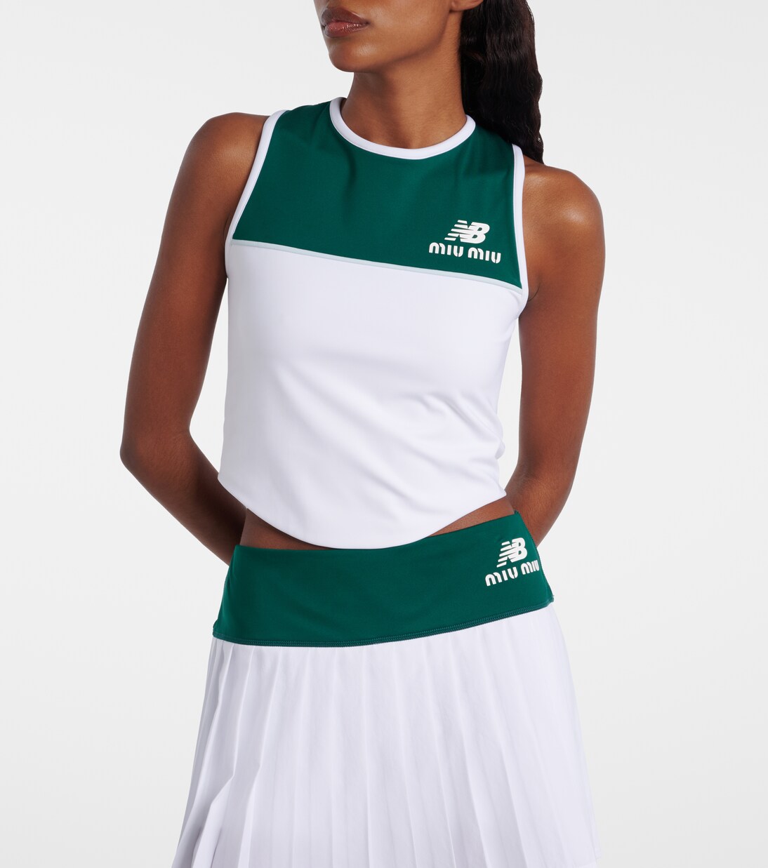 x New Balance jersey tank top | Miu Miu