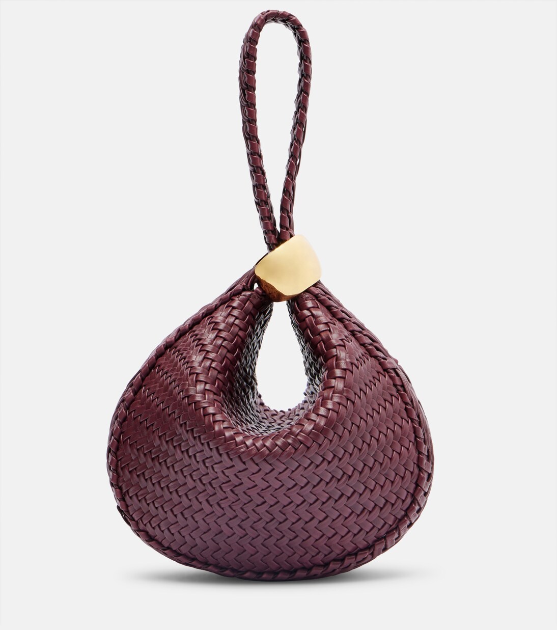 Zambia woven leather clutch | Amanu