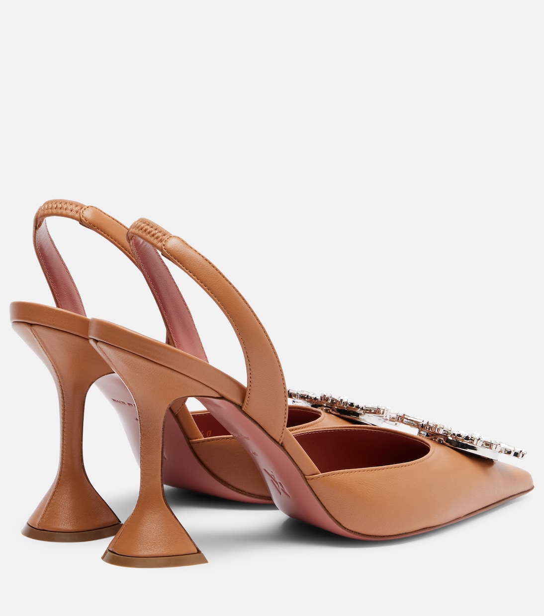 Slingback-Pumps Begum 95 aus Lackleder | Amina Muaddi