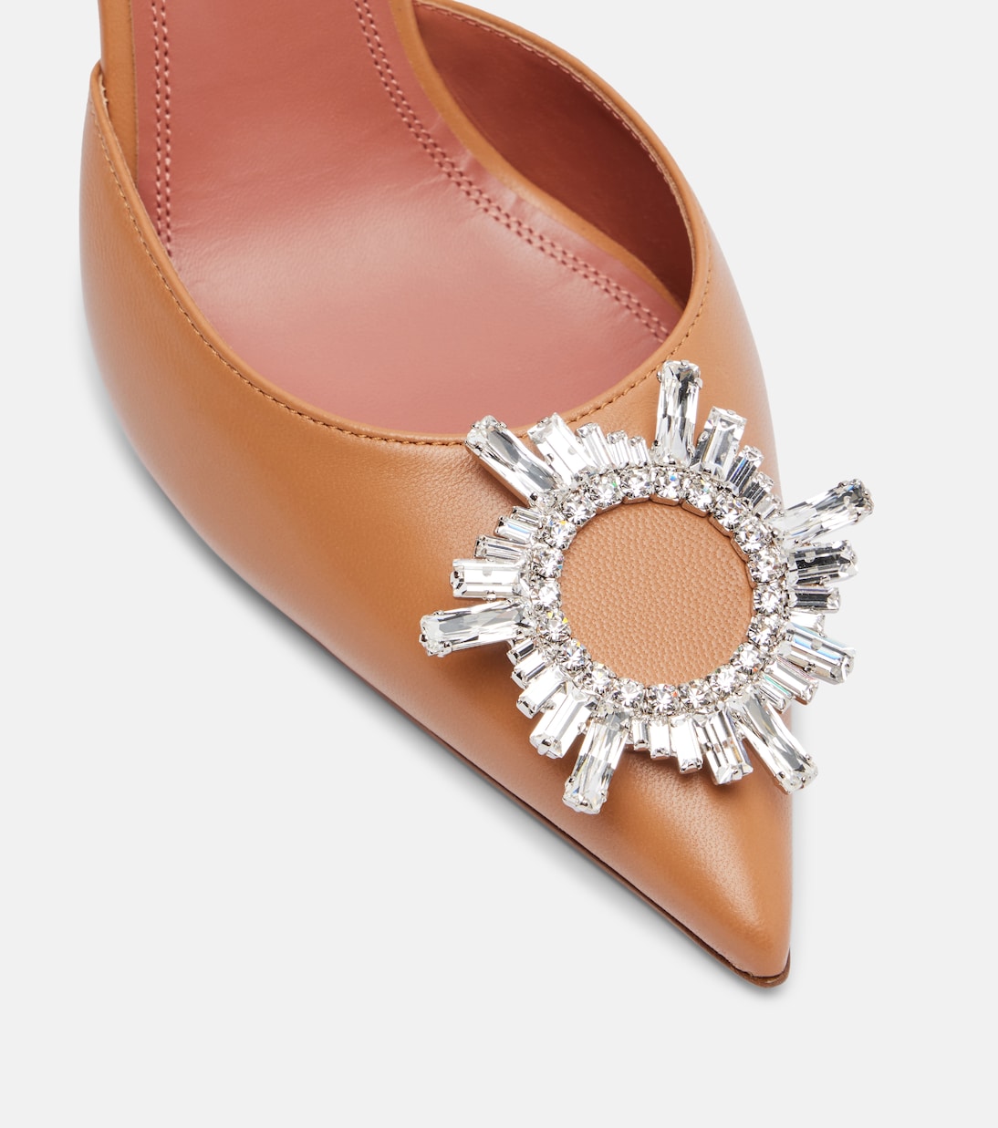 Slingback-Pumps Begum 95 aus Lackleder | Amina Muaddi