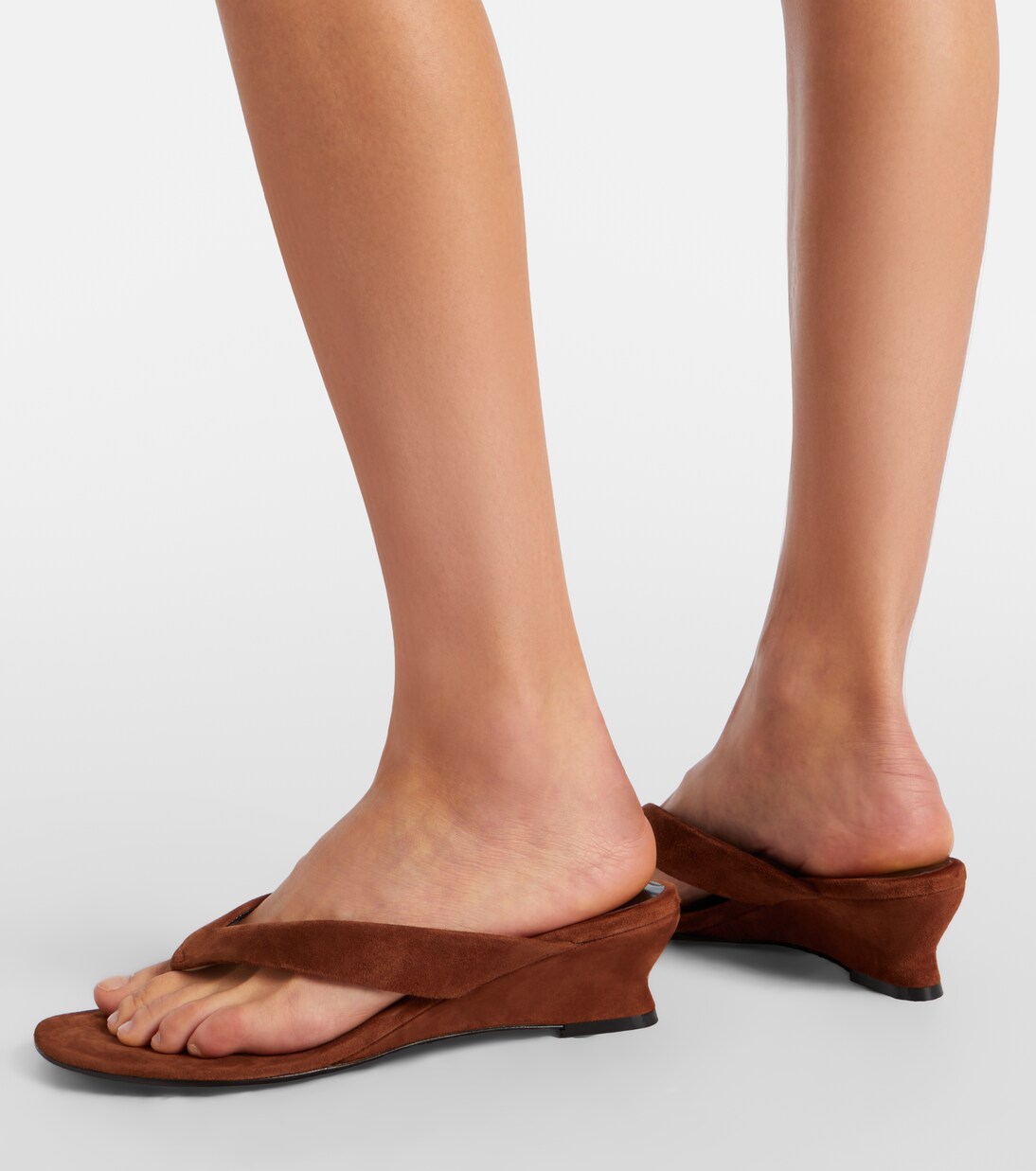 Micro Wedge 40 suede thong sandals | Le Monde Béryl