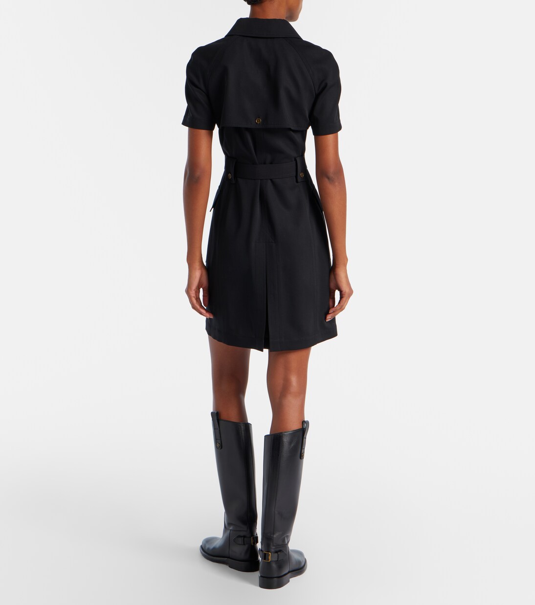 Hemdblusenkleid aus Wolle | Burberry