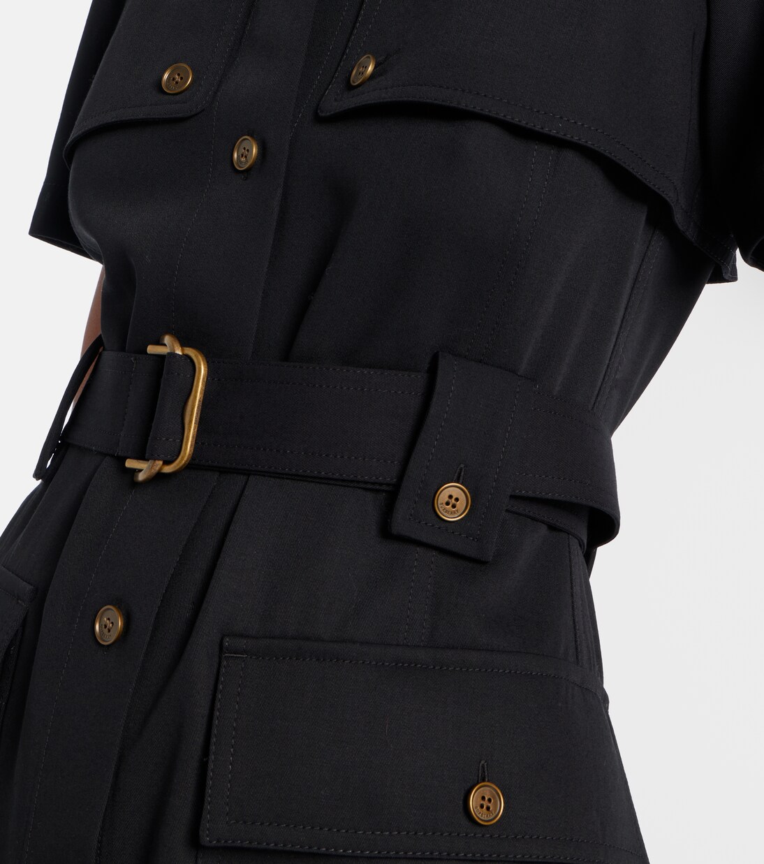 Hemdblusenkleid aus Wolle | Burberry