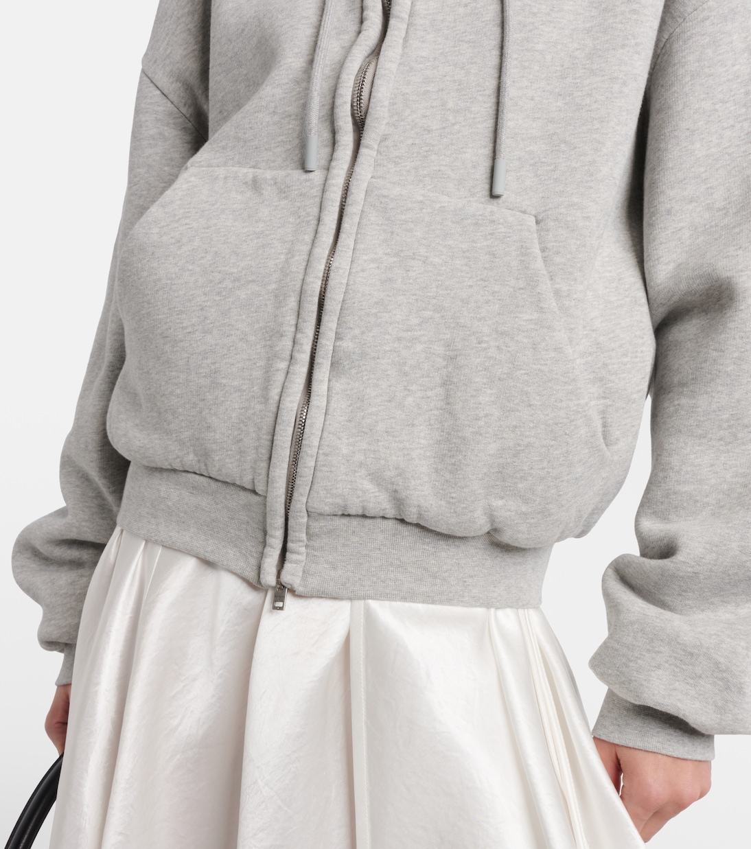 Kapuzenjacke Faye aus Baumwoll-Fleece | Acne Studios