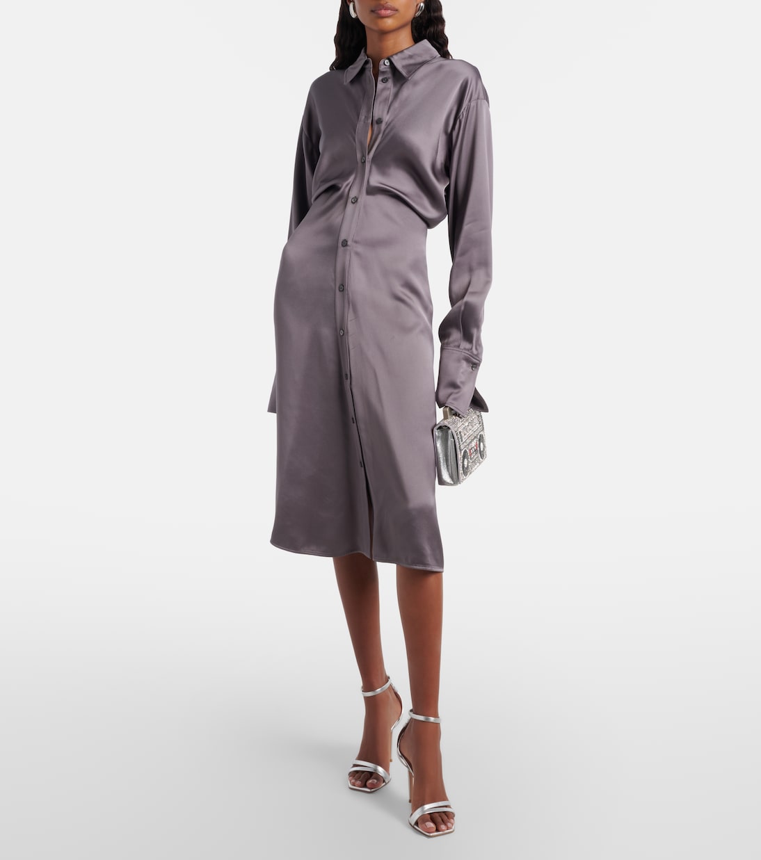 Henkeltasche Soft Boom Box mit Kristallen | Judith Leiber Couture