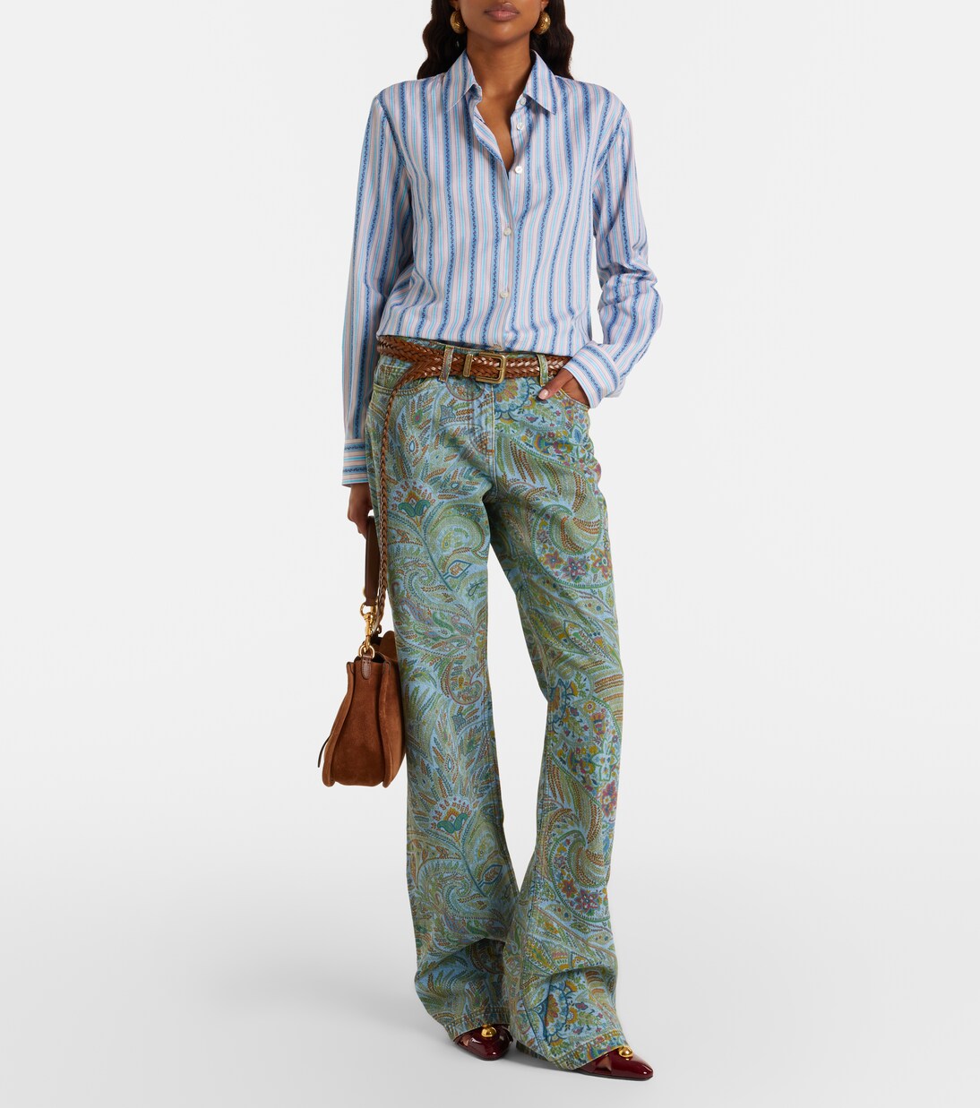 Paisley flared jeans | Etro