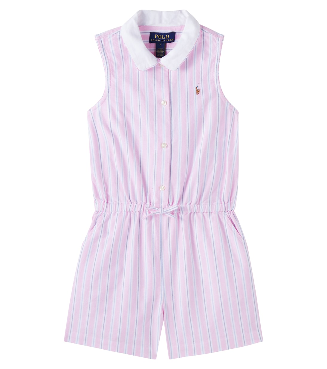 Mono oxford de algodón a rayas | Polo Ralph Lauren Kids