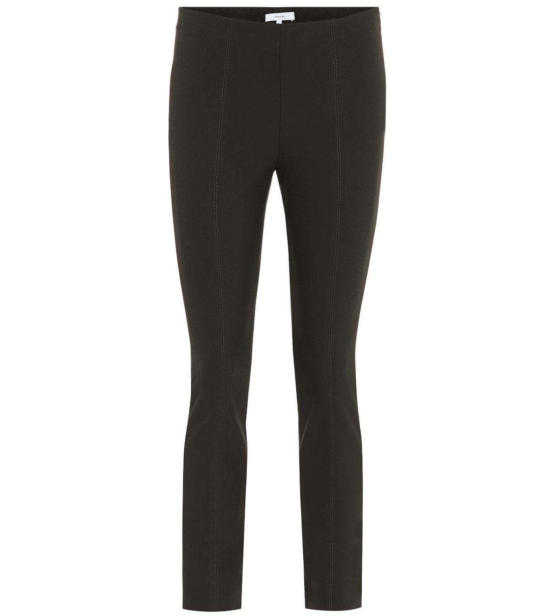 Pantalon en coton mélangé à taille haute | Vince