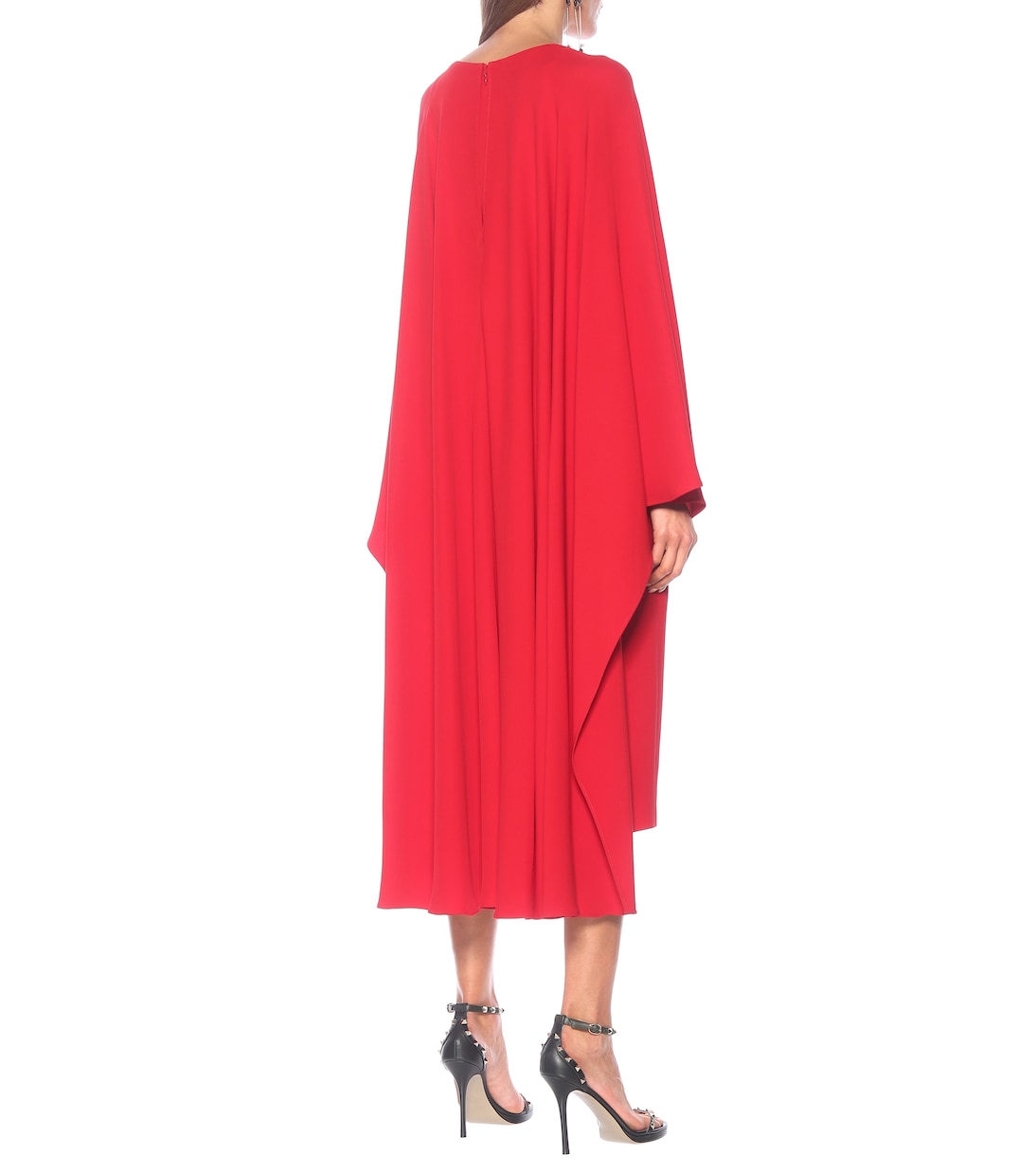 Valentino vestido midi de seda | Valentino
