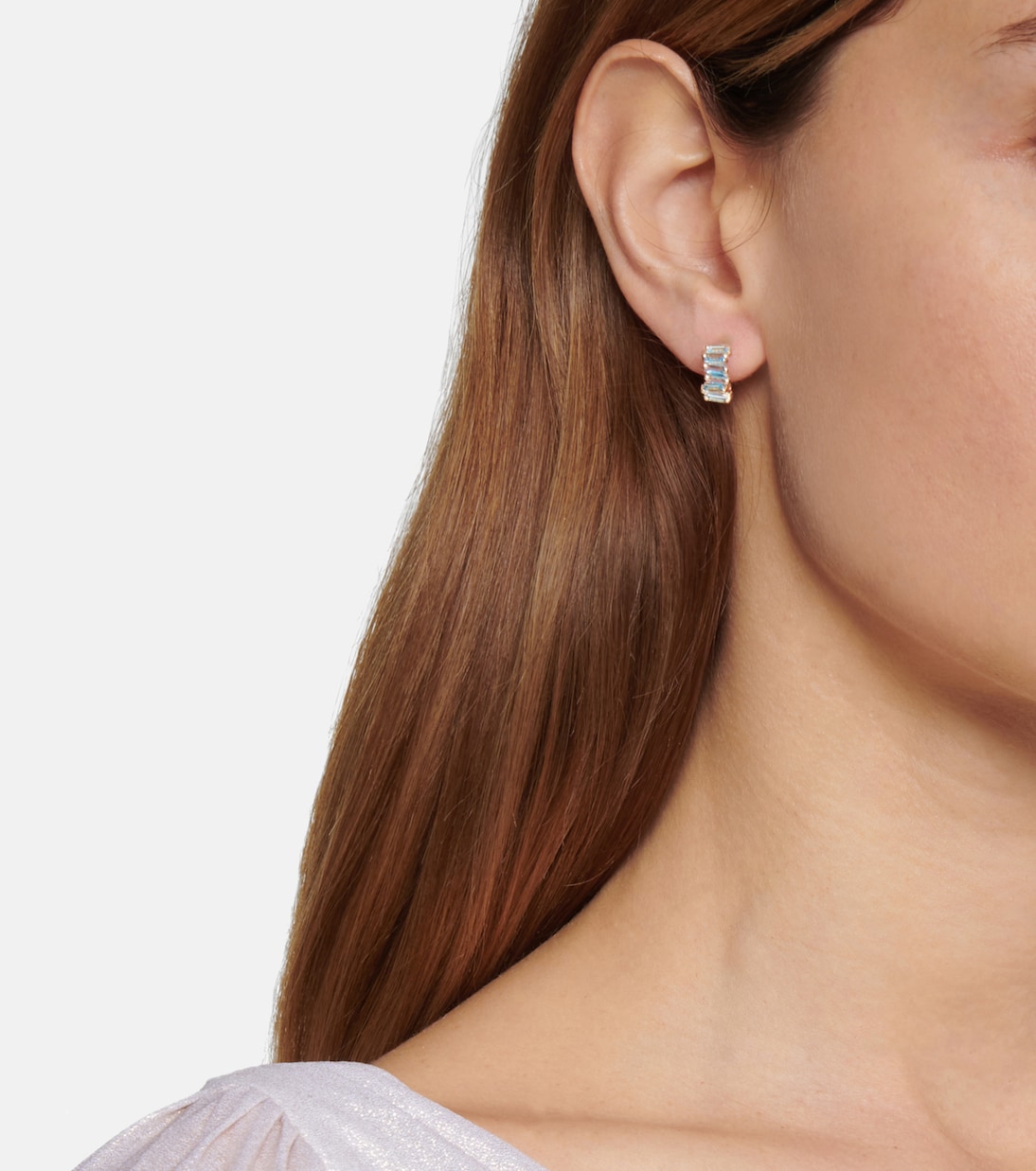 Ohrringe Gia aus 14kt Gelbgold mit Topas | Suzanne Kalan