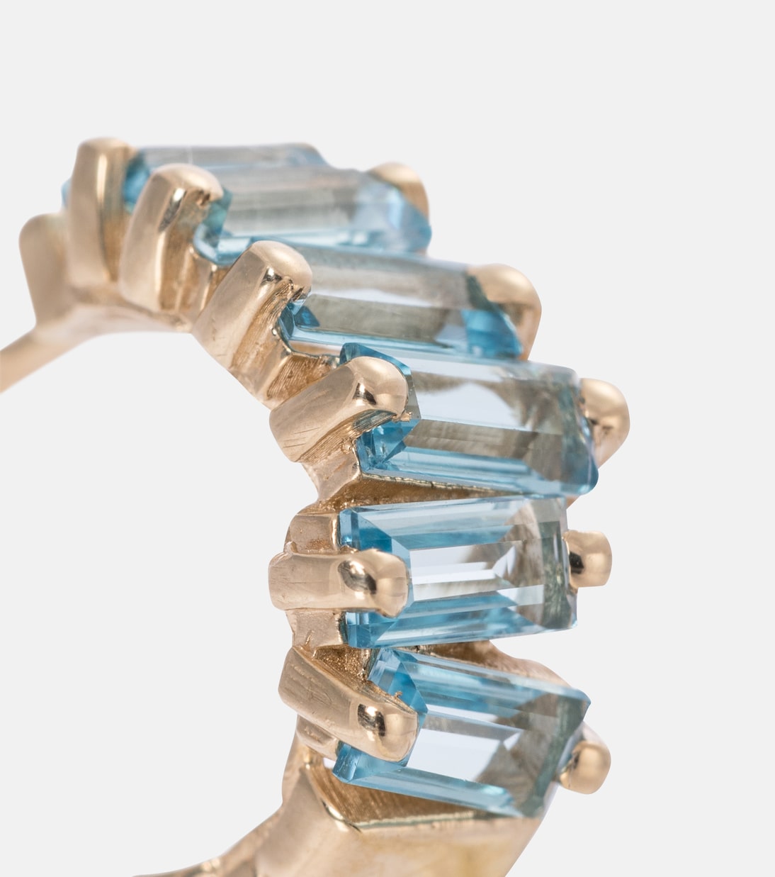 Ohrringe Gia aus 14kt Gelbgold mit Topas | Suzanne Kalan