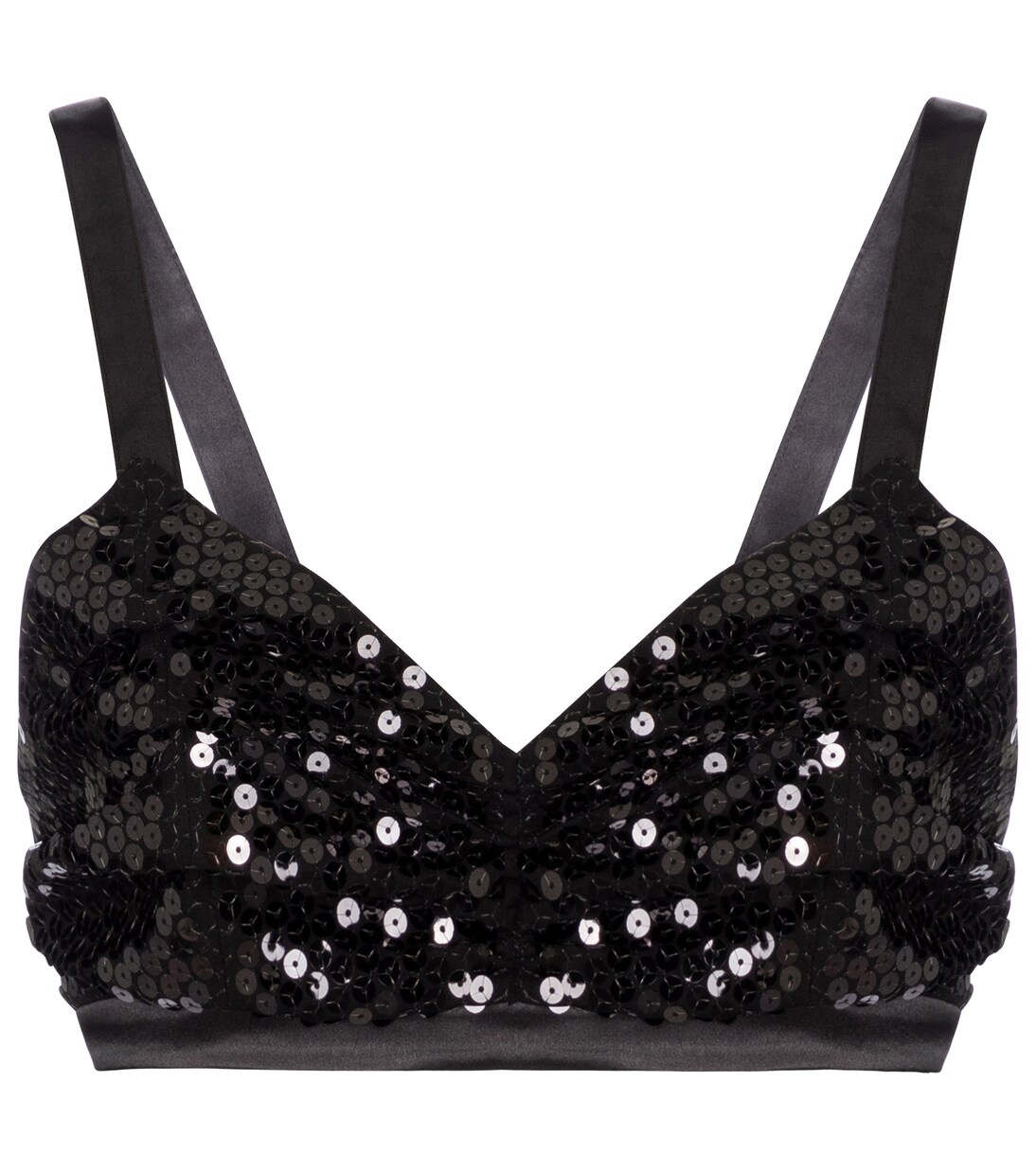 Bralette con paillettes | Junya Watanabe